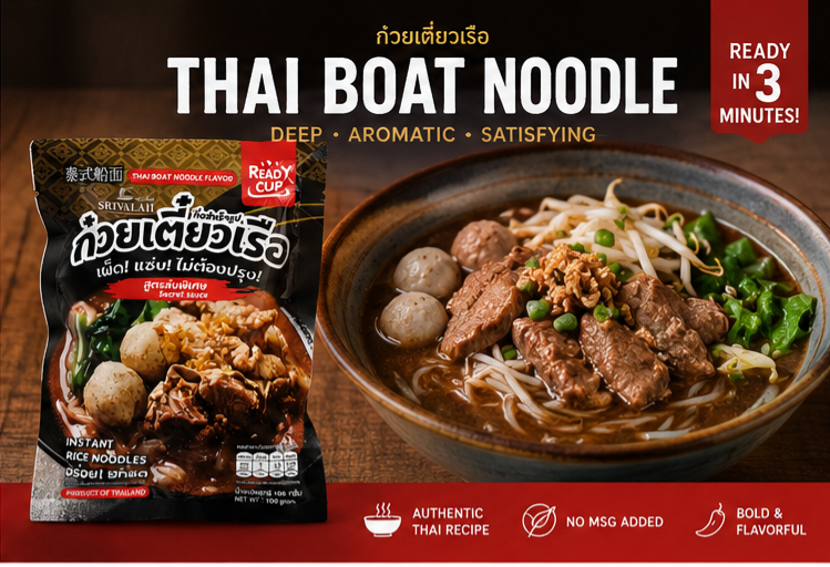 Authentic Thai Boat Noodle - 4 Pack