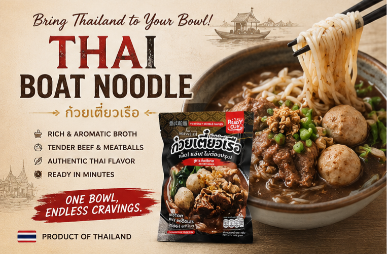 Authentic Thai Boat Noodle - 4 Pack