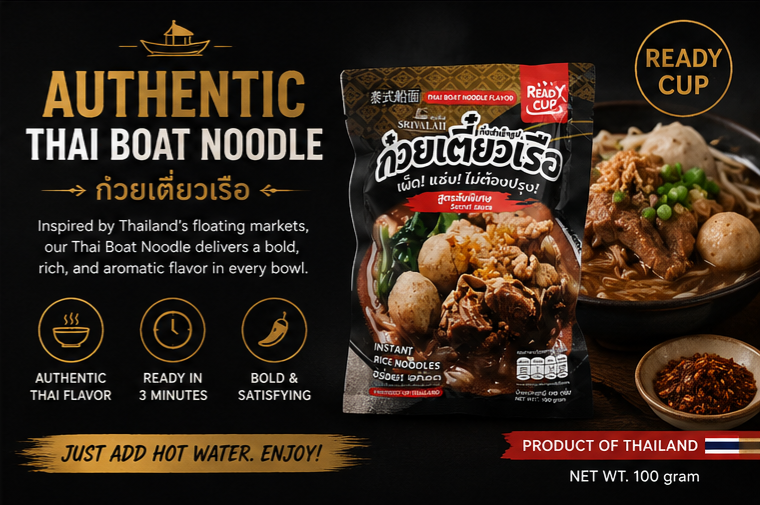 Authentic Thai Boat Noodle - 4 Pack