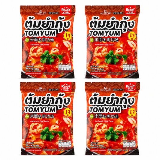 Authentic Tom Yum Instant Rice Noodles - 4 Pack