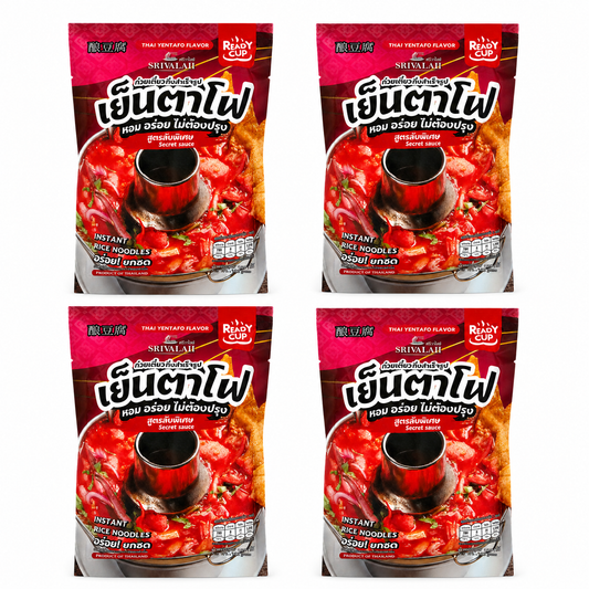 Authentic Yentafo Instant Rice Noodles - 4 Pack